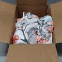 Stretch Couch Covers, Floral Printed Sofa Covers,2 Piece Armchair Slipcover with Separate Sect Cover,Washable Sofa Slipcover, Pet Friendly Furniture Protector Fit for Home (Armchair,Red Flower)