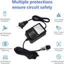 17V 600mA AC Power Adapter 3-pin for Mixing Console Mixer, Connector Pedalboard Power Supply Compatible with Yamaha MG16/MG166CX/MG166C/F4/F7/6FX/MG82X/ Audio with 3-Pin Connector