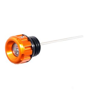 Oil Temperature Dipstick Compatible for Harley 2017-2025 Touring Street Road Glide FLTRX FLHX (Orange)