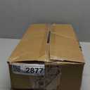 HiGiant 2 Pack 34 Inches Traffic Delineator Posts with Weighted Rubber Base, Portable Orange Safety Posts Cones with Reflective Collars and 5 Ft Plastic Chains for Parking Lot, Construction Work