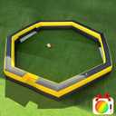 17FT Gaga Ball Pit Portable with Soccer Goals,Inflatable Gaga Ball Pit with Blower for Indoor Outdoor School Family Activities Giant Inflatable Sport Games