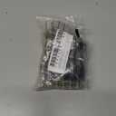 uxcell 4 Pcs 2-Hole Rubber Stopper, Tapered Lab Seal Tube Stopper Plug for Test Tube Flasks Glass Containers Industry and Laboratories, 28x24x25mm Black