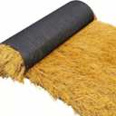 XLX TURF Artificial Thatch Grass for Tiki Bar Hawaiian Party Decorations - Fireproof Fake Hay Carpet for Country Cowboy Birthday Background - Duck Blind Grass Straw Roofing 35" x6.5'