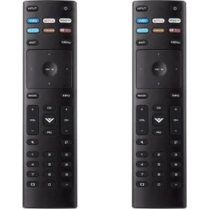 Remote for Vizio Smart TV Remote, 2-Pack Universal Replacement Control for Vizio TV Remote Compatible for VIZIO All LED LCD HD 4K UHD HDR Smart TV (Black)
