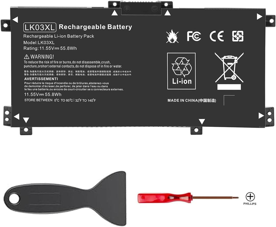 TREE.NB LK03XL Battery Replacement for HP Envy X360 Convertible 15m-cn0012dx 15m-cn0011dx 15m-bp112dx 15m-bq121dx 15m-bp111dx 15m-cn0xxx 17m-ae0xx 17-ae1xx(Not Compatible with BN03XL LE03XL)