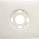 MODERN WAVE - Google Nest Thermostat Wall Plate Imperfections Cover 1-Pack (Rectangular, White)