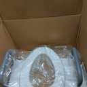 Bemis Rise 4.5" Raised Toilet Seat with Support Handles, Hinges Never Loosen, Fits Round and Elongated