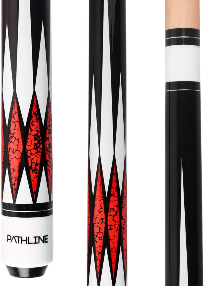 Pool Cue Stick - 58 inch Canadian Maple Billiard Pool Stick, 19oz