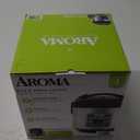 AROMA Digital Rice Cooker, 4-Cup (Uncooked) / 8-Cup (Cooked), Steamer, Grain Cooker, Multicooker, 2 Qt, Stainless Steel Exterior, ARC-914SBD