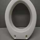 NOVA Medical Products Toilet Seat Riser, Raised Toilet Seat, White, 1 Count