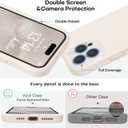 Vooii Compatible with iPhone 16 Pro Case, Liquid Silicone Upgrade [Camera Protection] [Soft Anti-Scratch Microfiber Lining] Shockproof Phone Case for iPhone 16 Pro 6.3 inch - Stone