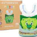autobrush Kids Electric Toothbrush Only ADA Accepted U-Shaped Toothbrush, Clinically Proven Up to 5.1X Better Cleaning, 30 Seconds, Full-Mouth 360 Coverage, LED Lights, Music, Ages 3-5, Dinosaur