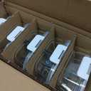 Neoflam 6-Piece Comodo Glass Food Storage Containers with Lids – Airtight Stackable Meal Prep Set – BPA-Free, Microwave Oven Air Fryer Freezer Safe – Reusable Glass Containers for Home & Office