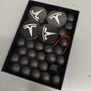 for Tesla Model 3 Y S X Wheel Hub Caps Center Cover Silver Matte (4PCS) Modification Hubcaps for Tesla Accessories