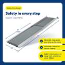 PetSafe Happy Ride Extra Long Telescoping Dog Ramp, Portable Pet Ramp for Cars, Trucks & SUVs with Adjustable Sizing