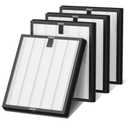 HY4866 Replacement Filter Compatible with MORENTO HY4866, WESTHEY HY4866, YIOU M1 Air Purifier, 3-in-1 H13 Ture HEPA Replacement Filters (Extra 4 Pre-filter) Enhanced Version for HY4866, 4 Pack