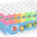 INSCRAFT 40 Pack Bubbles Solution Bulk, Party Favors for Kids Adults, 8 Colors Bottles with Wands for Birthday, Summer Toy, Weddings, Outdoor Activity, Refill for Bubbles Machine Blower