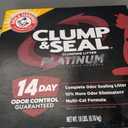 ARM & Hammer Clump & Seal Platinum Cat Litter, Multi-Cat Clumping Litter Forms Rock-Hard Clumps, Powerful Odor Eliminators with Baking Soda, 14-Day Odor Control, 18 lbs