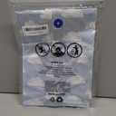 ZIGJOY Shark-Fin Swaddles for Newborns - 1.0 Tog Baby Sleep Sack Soft Cotton Swaddle Wearable Blanket with 2-Way Zipper 6-12 Months