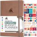 Clever Fox Bi Weekly Budget Planner  Undated Financial Organizer Book  Expense Tracker, Budgeting & Bill Notebook, A5 (Dark Terracotta)