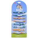 HER Bluey Character Beaded Friendship Bracelets for Kids, 16 Pack, Ages 3+ Stickers