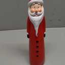 Christmas Decorations Santa Claus Figurines Christmas Table Ornaments Resin Cartoon Cute Santa Claus Statue Sculpture Winter Festive Xmas Gifts for Holiday Party Home Office Desktop Decoration