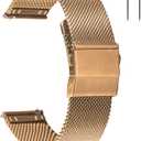EACHE Stainless Steel Mesh Watch Band for Men Women, Quick Release Mesh Watch Straps 12mm 14mm 16mm 18mm 20mm 22mm