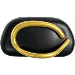 Acrylic Clutch Purse for Women Classic Round Evening Handbag Vintage Metal Handlebars Bag for Wedding Party Prom.