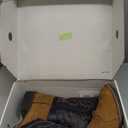 Rollda Leather Cowboy Boots for Men Western Boots Square Toe Chunky Heel Mid-Calf Boots Classic Embroidered with Pull On Tabs (12, Brown)