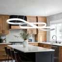 Dimmable Color Changing Modern LED Pendant Chandelier
3000K-6500K adjustable temperature, with remote control, lighting fixture for kitchen island, dining room