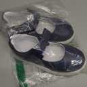 DREAM PAIRS Kids Girls Mary Jane Sneakers Strap Toddler Little Girls School Shoes Soft Walking Party Flat Shoes, Size 10 Toddler, Navy, SDFS2323K