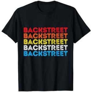 Retro Vintage Backstreet T-Shirt Size Medium, Black 