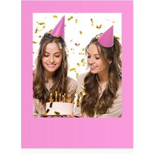 Beeveer 32 x 24 Inch Photo Booth Selfie Frame Prop Booth for Birthday Event Parties Large Blank DIY Cutout Props for Funny Decoration Christmas, Holiday Supplies