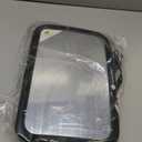 KeaBabies Baby Car Seat Mirror - Wide Shatterproof Backseat Infant Car Mirror for Baby Rear Facing, Crystal Clear View, Travel Accessories, Easy Install & Adjust for Removable Headrest (Matte Black) (Large 11.5 x 7.5")