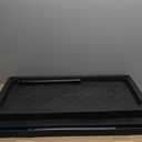 Boot Shoe Organizer Rack Plastic Boot Tray Large Waterproof Utility Shoe Mat Storage Shelf for Indoor Outdoor Entryway Hallway Closet Use in All Seasons Black(28" d X 14.5" w X 14.5" h)