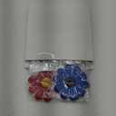 Tsilin 12 Pcs Metal Flowers Garden Decor, Colorful Sunflower Statues Flower Sculptures Wall Art Decor Hanging Ornament for Outdoor Backyard Porch Patio Fence Home Decorations