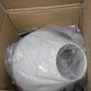 11" Small Mini Wicker Table Lamp, Dimmable Rattan Bamboo Lamp with Off-White Fabric Shade, Boho Accent Light for Nightstand, Nursery, Small Spaces, Kitchen Counter, Bookshelf