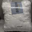 Bedsure GentleSoft Queen Blanket for Couch - Cozy Soft Blankets for Women, Cute Small Fleece Throws for Girls, Bright White, 90x90 Inches