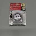 Powerzone TNI24111 Indoor Electromechanical Timer, 125 V, 8 A, 24 Hr