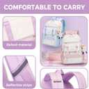 Womens Girls Backpack for School Cute Aesthetic Large Laptop Backpack Kawaii Preppy Teen Kids Bookbag Travel Daypack (Pink,L)