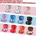 LTGEM Case Compatible with JBL Tune 520BT / 720BT / 670NC / 520C / 510BT / 770NC, for JBL Live 670NC / 770NC / 680NC / 780NC Headphones, for TOZO HT3 / HT2, Purple