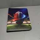 900 Cards Football Card Binder, 9-Pocket Card Collections Trading Card Binder 50 Pages Double-Sided Cards Holder with Zipper 3-Ring Card Album for Sports Football Card Sleeves Protectors