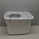 IRIS USA Dog Food Storage Container with Wheels, Airtight Lid, 2-Cup Scoop, Up to 54 Pounds Pet Food Storage, Built in Scoop Storage in Lid, Versatile Pet Food Bin, Portable, BPA Free, Gray/Dark Gray