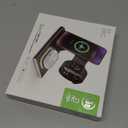 3 in 1 Foldable Charging Station for Apple Products,Wireless Charger for iPhone 17 16 15 14 13 12 Pro Max,Travel Dock Adapter&Light for iWatch Series 11 10 9 Ultra 3/2 SE 3/2,for AirPods 4 3 2 Pro 3/2 (White)