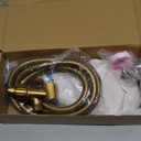 Filtered Shower Head with Handheld, High Pressure 9 Spray Mode Brushed Gold Showerhead with Filters, Detachable Shower Head, Water Softener Filters Beads for Hard Water - Remove Chlorine