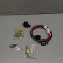 Electric Fan Wiring Kit Electric Fan Relay Kit with Thermostat Radiator Fan Sensor Switch Electric Cooling Fan Thermostat Kit Temperature Sensor Switch 185 On 175 Off, 40 AMP Waterproof Relay Kit