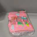 Qizfun Busy Board Montessori Toy for Toddlers, Educational Sensory Learning Toy for Fine Motor Skills, Preschool Travel Toy for Airplane & Car, Gifts for Boys and Girls (Pink/P4)