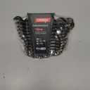 DISEN 12 Pcs Flex Head Ratcheting Wrench Set 90 Teeth, Metric Combination Ratchet Wrenches Set 819MM, Nickel Plating CrVSteel with Organizer Rack