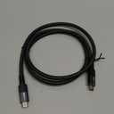 Thunderbolt 3 Cable 3ft, 40Gbps Data Transfer/ 100W PD/ 5K@60Hz Active Cord Premium Braided Cables for TB3 Dock MacBook Air MacBook Pro iMac Mac Mini/Pro Studio Display iPad Pro External SSD Phone