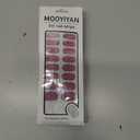 10 x Gloss Nail Strips|Uv Free|22 Pcs,Gel Nail Stickers|Long Lasting Two Weeks and Easy to Apply&Remove|Powder Blue Spot